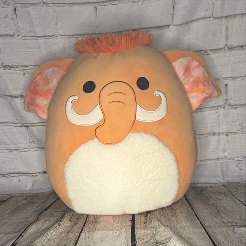 Squishmallows Wilbie Orange Elephant Plush Stuffed Animal Collectible Toy